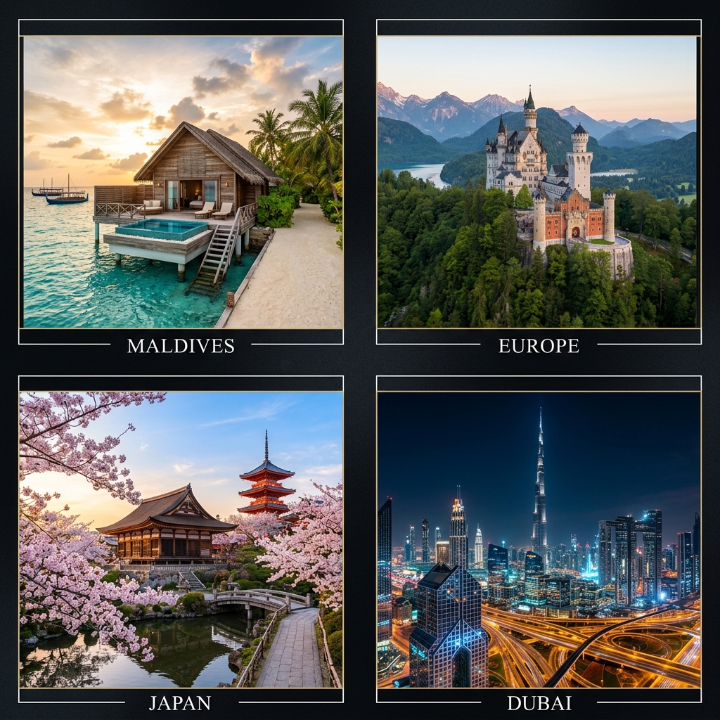 Destinations Collage